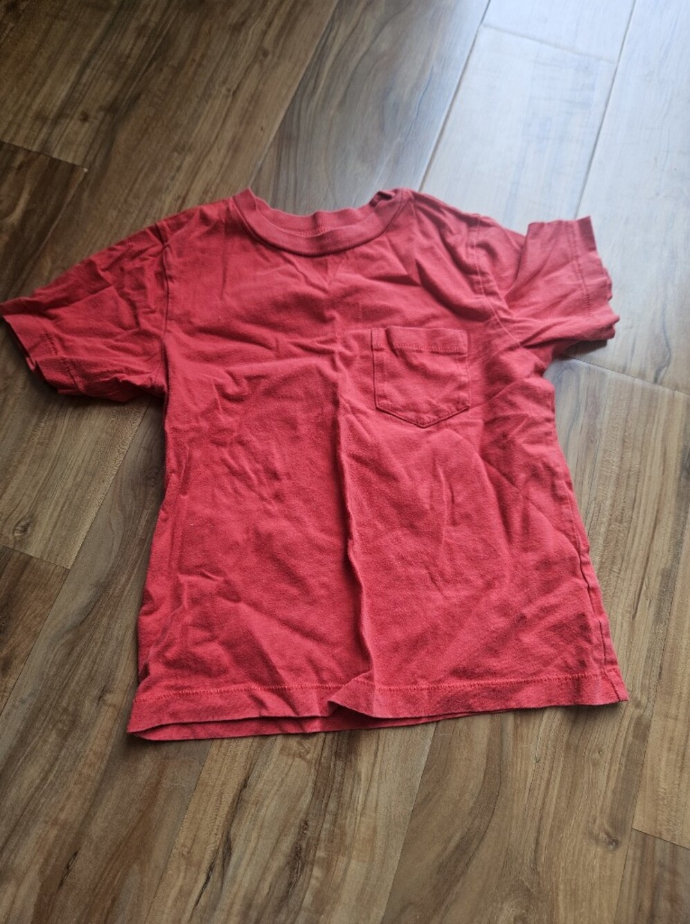 Place Red Short-Sleeve Pocket Tee 4t